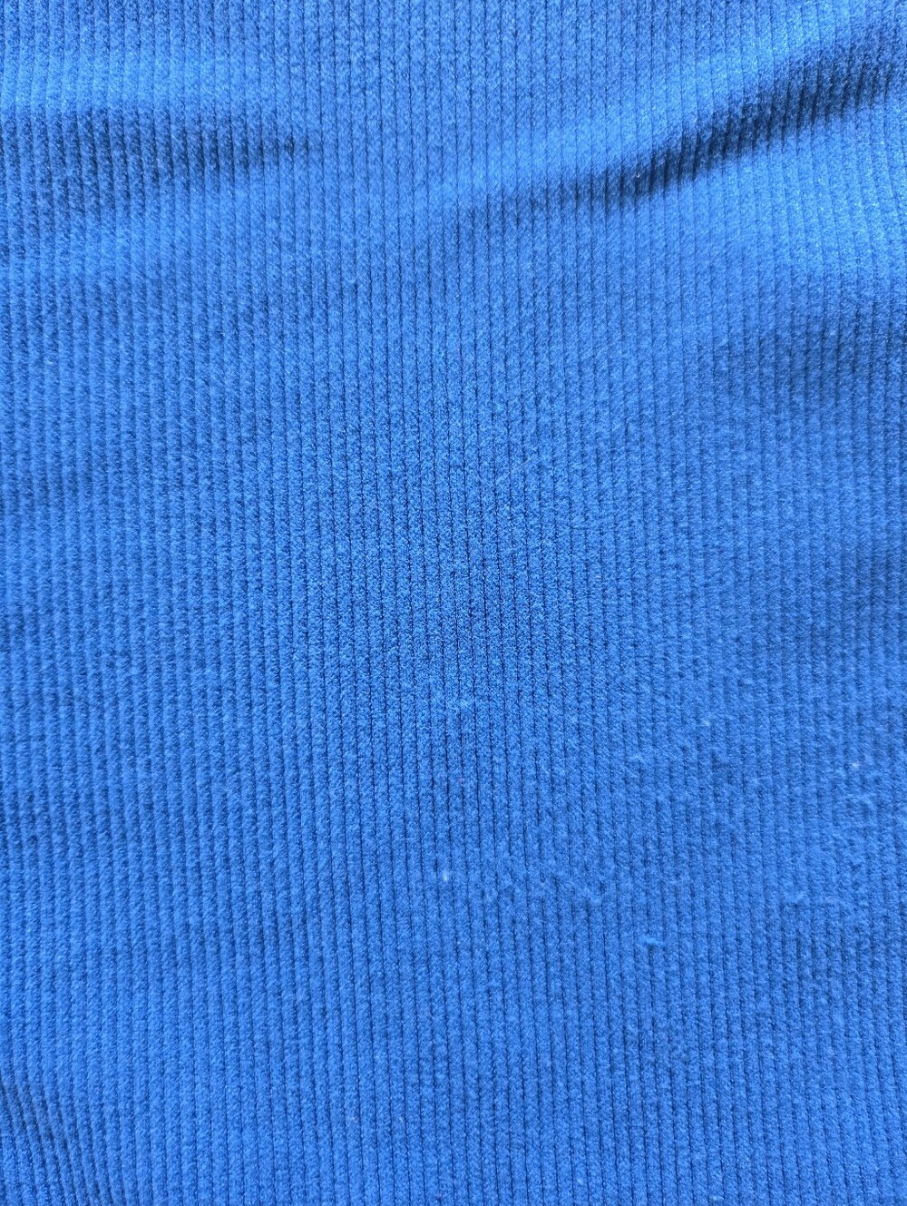 Blue Ribbed Tank Top - Picture 6 of 6